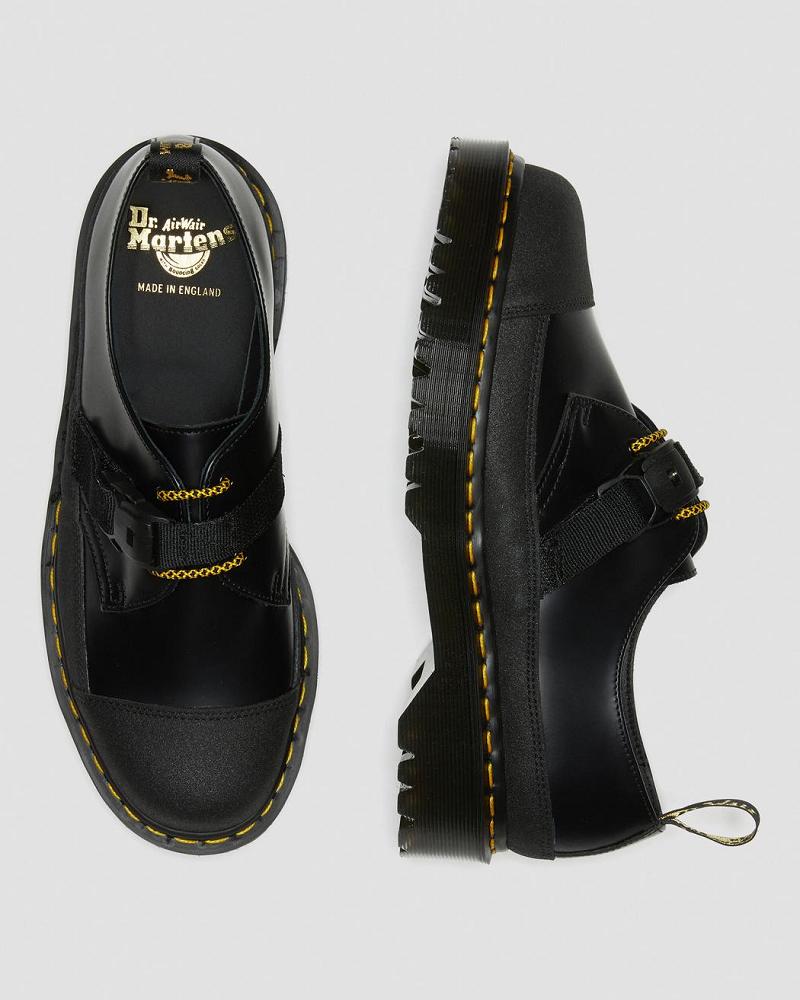 Dr Martens 1461 Made In England Bex Tech Smooth Leren Oxford Schoenen Heren Zwart | NL 221MQZ